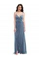 Low Back Stretch Velvet Sweetheart Long Sleeveless Semi Formal Evening Dress UK for Sale