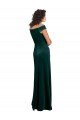 Stretch Velvet Square Neck Long Cap Sleeves Formal Evening Dress UK for Sale