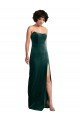 Low Back Stretch Velvet Strapless Long Sleeveless Black Tie Evening Dress UK for Sale