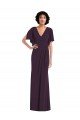 Spandex V-Neck Long Split Sleeves Formal Evening Dress UK for Sale